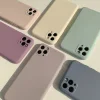 Minimalis Soft Touch Single Color Liquid Silicone iPhone 7-14 Cases