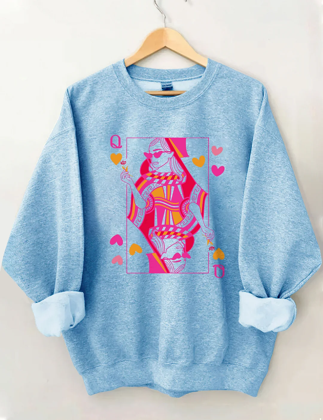 Queen Of Hearts Valentine's Day Sweatshirt