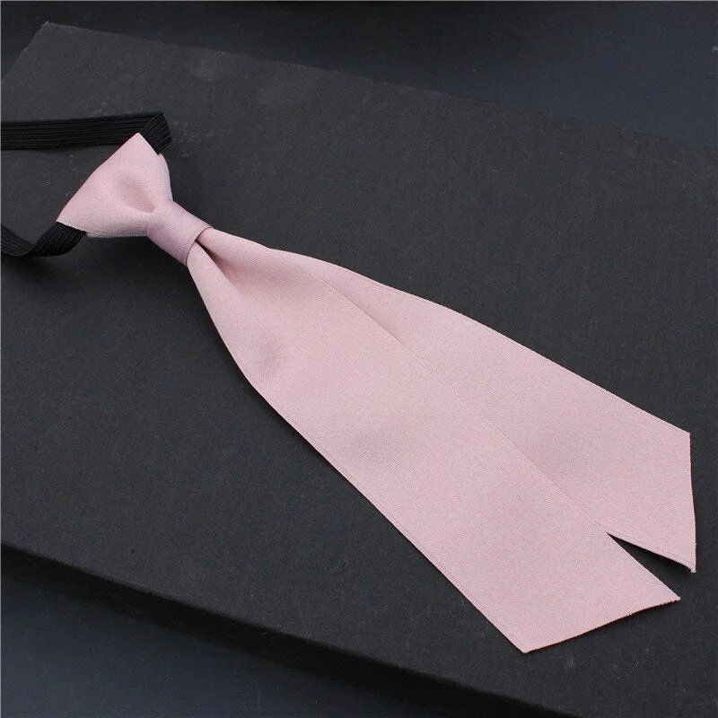 Business Tie Bow Necktie Hotel Stewardess White Collar Office Daily Jaccessories Men's and Women's Students Trendy Bowtie Gifts