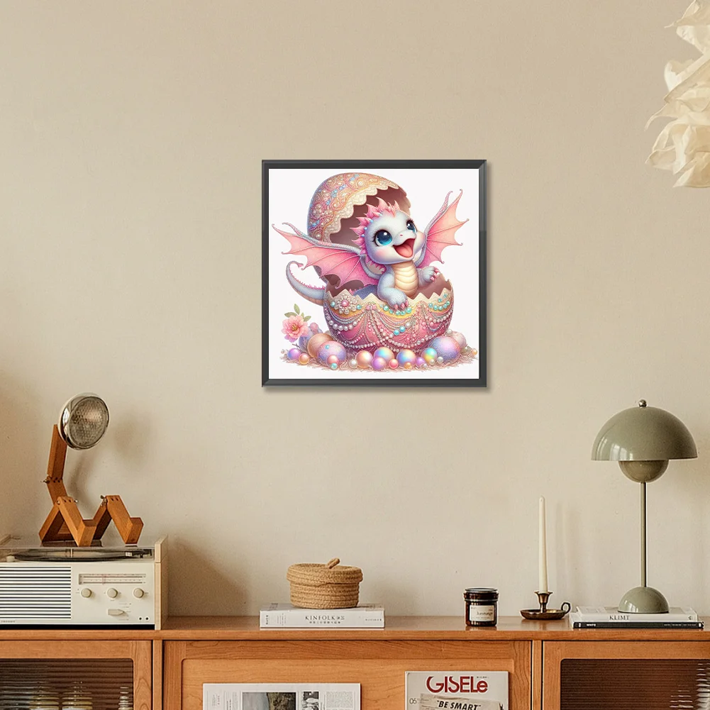 Diamond Painting - Full Round Drill - Jeweled Dragon Egg(Canvas|30*30cm)