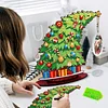 Photo Xmas Tree Gift DIY 2D Flat Wooden Desktop Diamond Art Kit