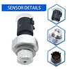 Oil Pressure Sensor & Socket for Chevy Silverado 1500 2500 3500,Express,Avalanche,Camaro,Tahoe,Colorado,Cruze,Equinox,Suburban &GMC Savana,Sierra,Yukon,Canyon Replaces 12673134 926041