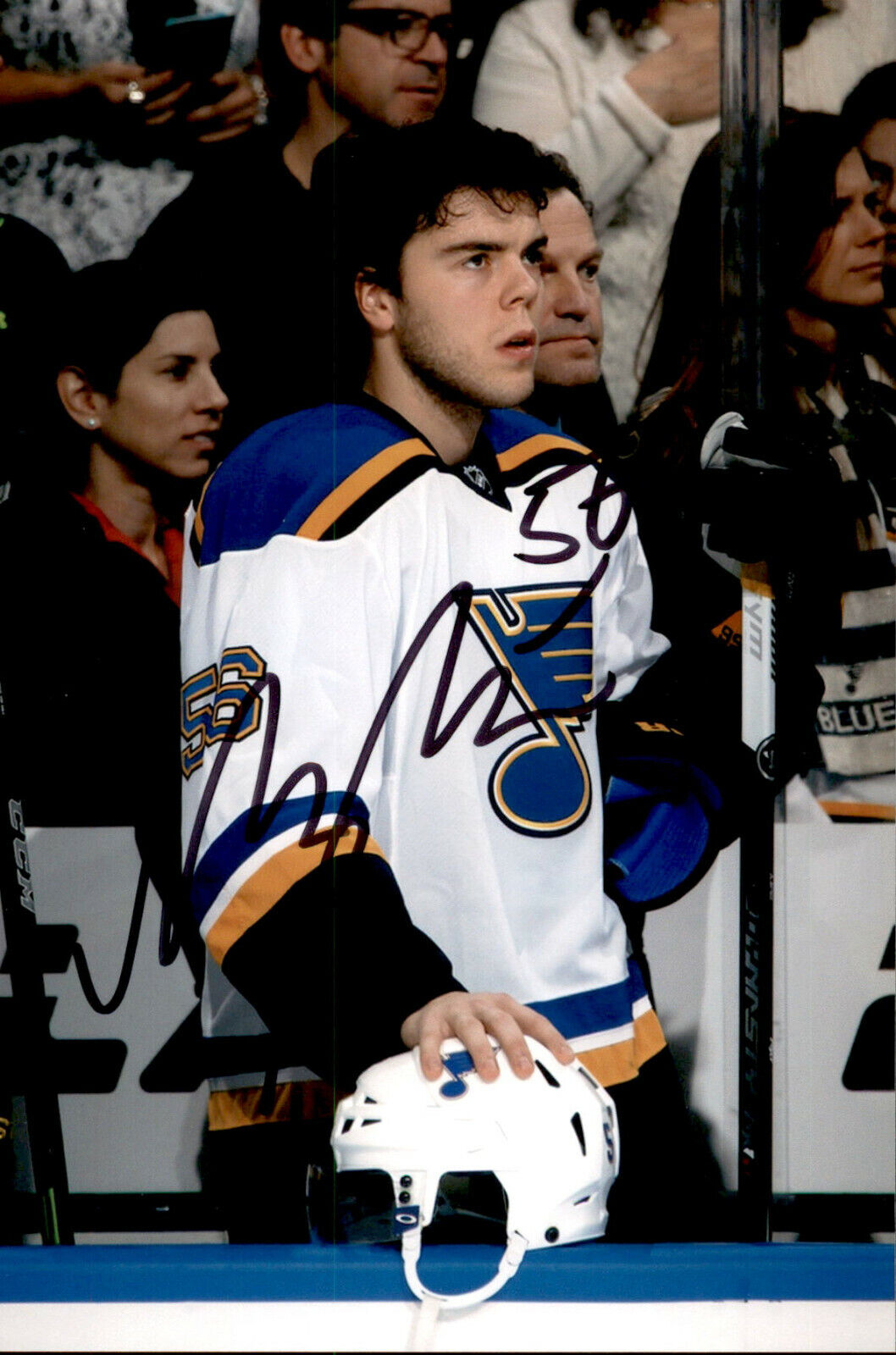 Magnus Paajarvi SIGNED 4x6 Photo Poster painting ST LOUIS BLUES