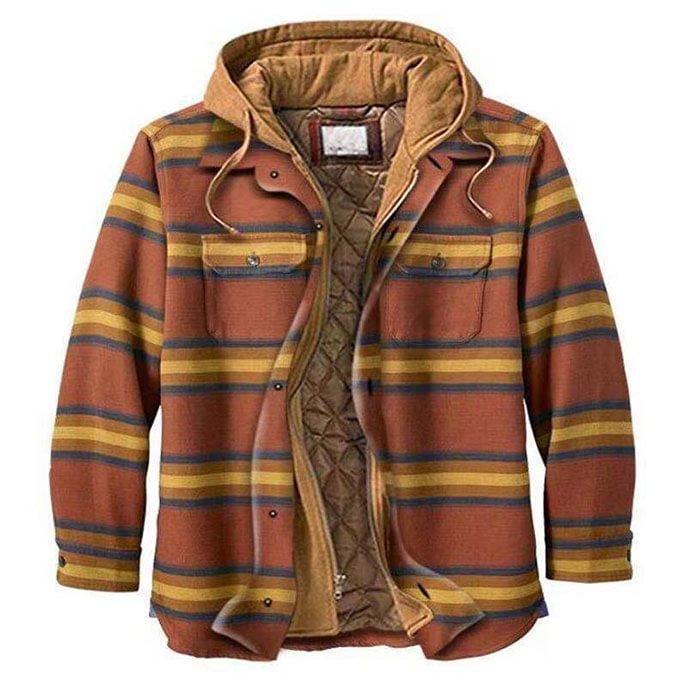 Flannel Hooded Jacket