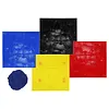 [US Local Warehouse] Concrete Texturing Skin 24x24in Concrete Stamps Mats Set 5 PCS Polyurethane Stamp Stone Tile Texture Mat for Walls/Floors