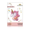 10PCS Cartoon Unicorn Aluminum Film Balloons Kids Themed Party Ceremony Decors