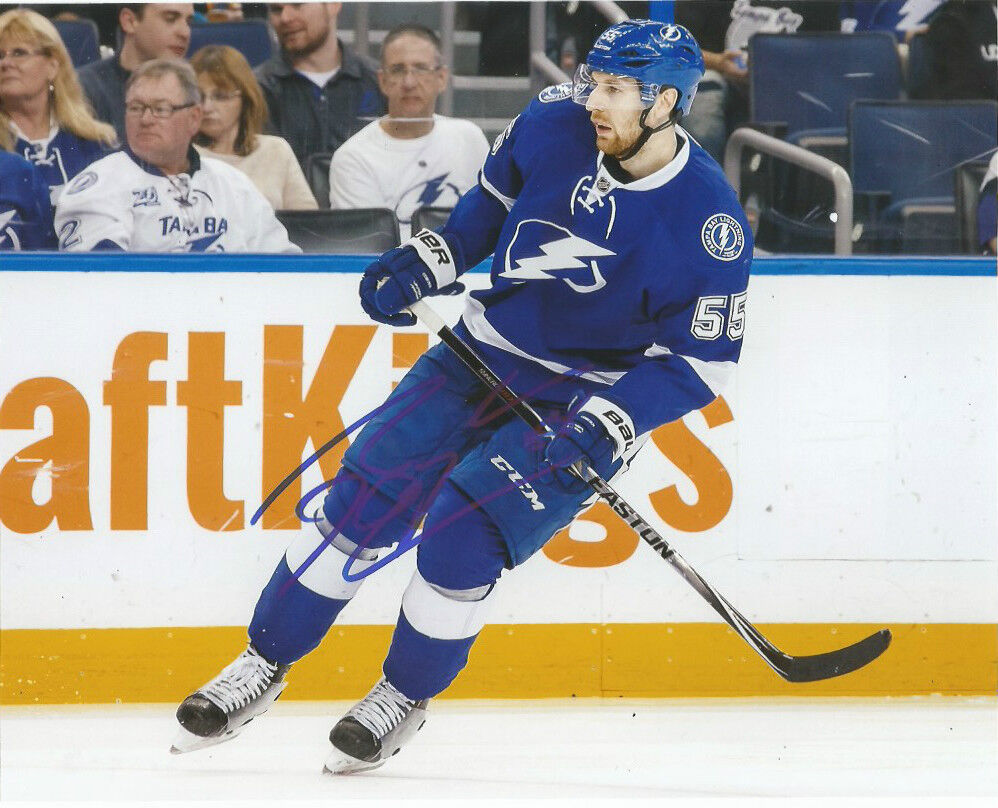 Tampa Bay Lightning Braydon Coburn Signed Autographed 8x10 Photo Poster painting COA