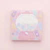 8PCS Cute Pink Purple 80 Pages Post-it Notes Portable Notebooks School Student Kids Cute Stationery Gift