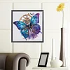 5D DIY Full Round Drill Diamond Painting Mechanical Butterfly Kit Decor 40x40cm
