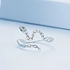 925 Sterling Silver Wrap Snake Design   Ring 