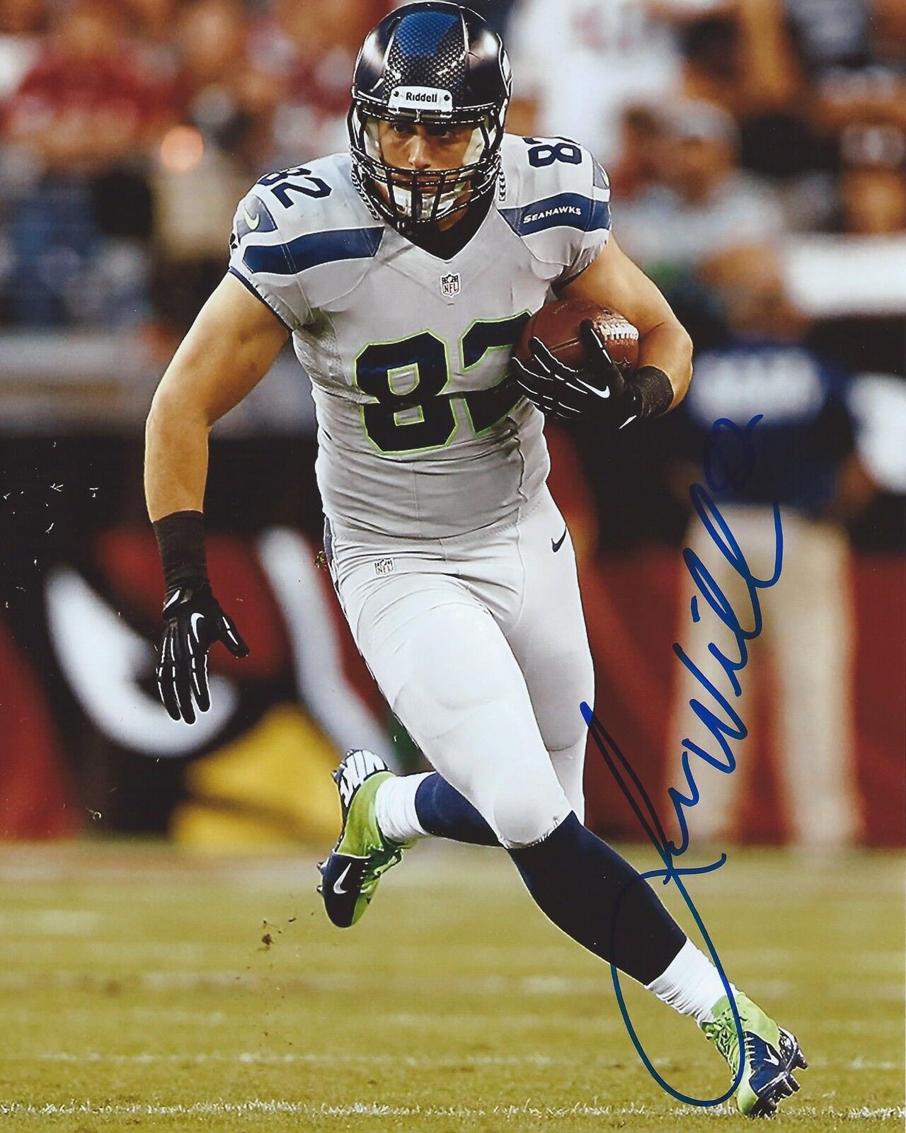 Luke Willson Signed 8x10 Photo Poster painting Seattle Seahawks Autographed COA B