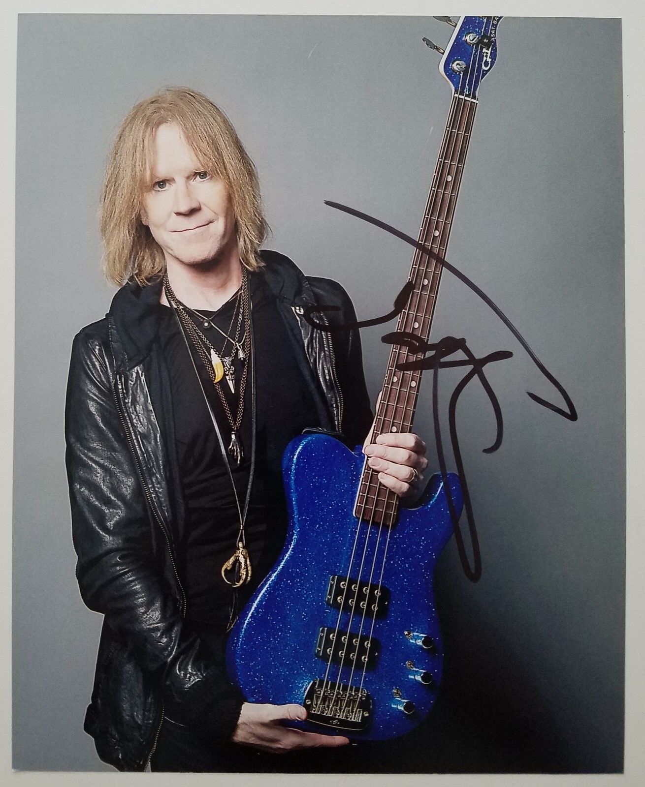 Tom Hamilton Signed Aerosmith 8x10 Photo Poster painting Bassist Rockstar HOF Legend RAD