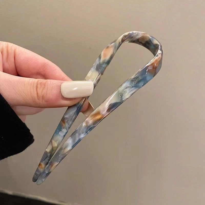 U-shaped Hairpin Women’s High-end Antique Style New Chinese Style Hair Hair Hairpin Headwear Simple Modern Daily Fixed Hairpin