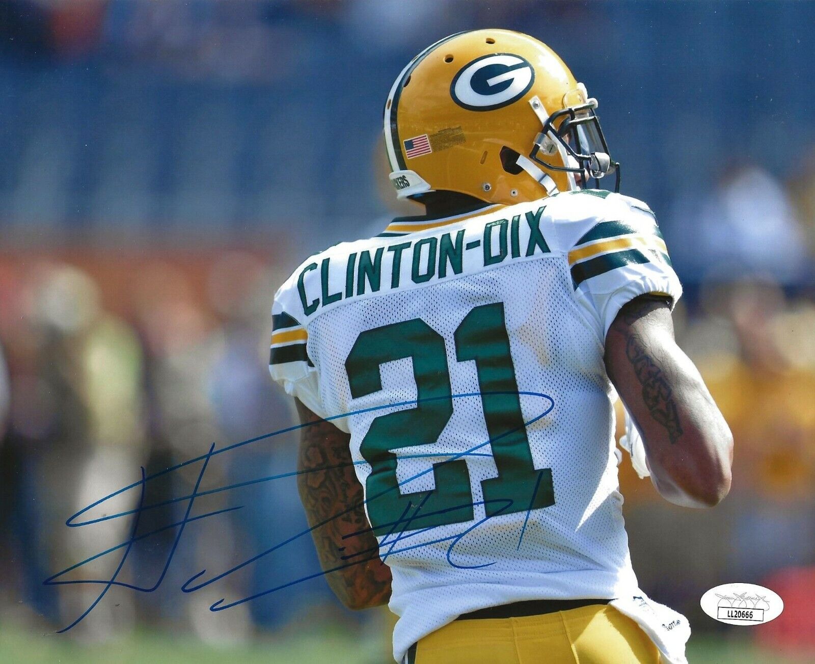 Ha Ha Clinton-Dix signed Green Bay Packers 8x10 Photo Poster painting autographed JSA