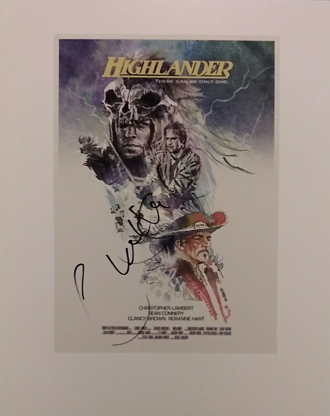 Christopher Lambert signed 8x10