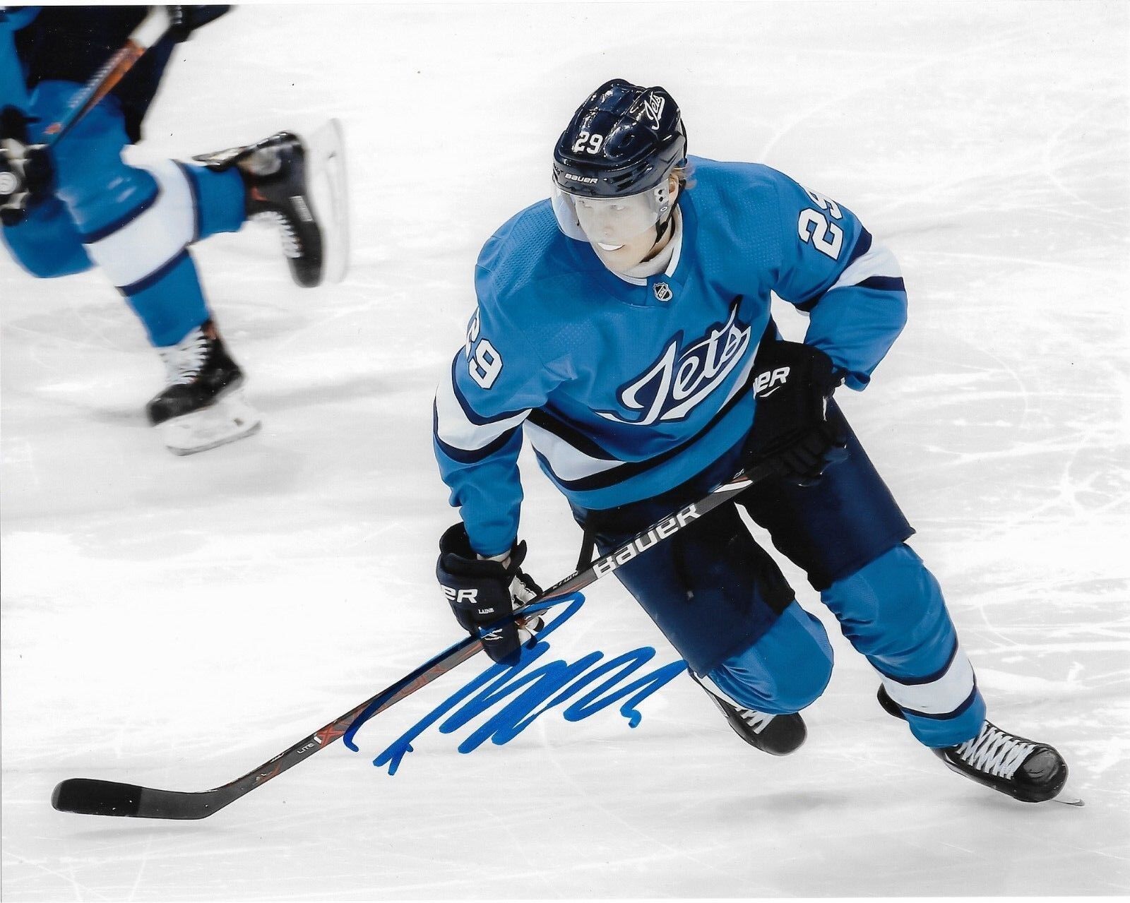 Winnipeg Jets Patrik Laine Autographed Signed 8x10 NHL Photo Poster painting COA #10