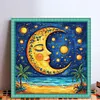 Moon-11CT Stamped Cross Stitch 50*50cm/19.69*19.69in tapestrymarket