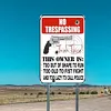 No Trespassing - Vintage Metal Signs - 30*40cm - Warning