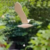 Flying Seagull Living Room Balcony Bay Window Aerial Hanging Decoration Children's Room art Creative Wooden Flying Bird Ornaments Suitable For Unique Home Decoration, Balcony, Baby Mobile Crib