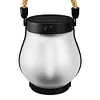 Solar Lanterns Lights with Dual Charging Modes of Solar & Type-C Flickering Flame Garden Light for Garden Yard Patio Decorative