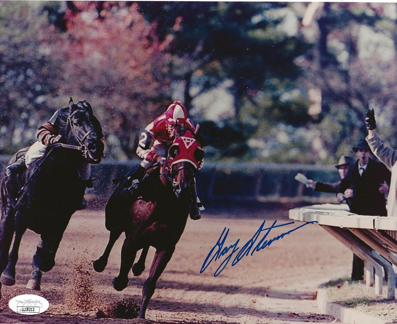 Gary Stevens Kentucky Derby signed 8x10 Photo Poster painting HOF Horse Jockey autographed 3 JSA