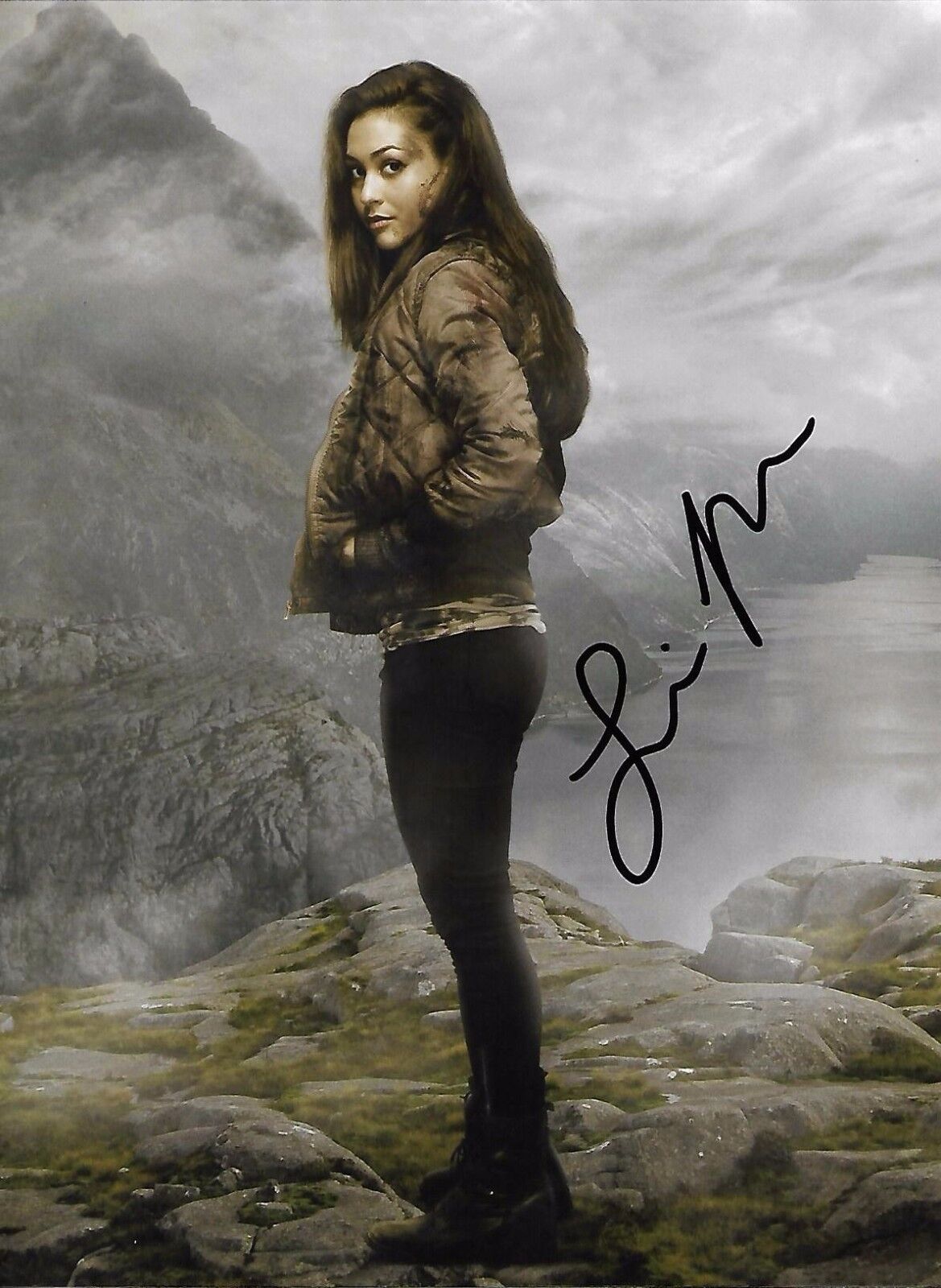 Lindsey Morgan HAND signed Autographed Photo Poster painting RARE HOT SEXY THE 100