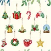 12pcs Christmas Atmosphere Double-Sided DIY Diamond Painting Keychain Kit
