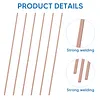 60 Pcs 5% Silver Brazing Rods - 1.3x3.2x250mm Flat Solder Alloy for HVAC & Plumbing Welding (Boxed)