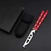 Butterfly Stainless Steel Folding Knife Hand Knife Multifunctional Unedged Butterfly Practice Knife