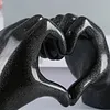 Heart gesture sculpture/Love hand home decor