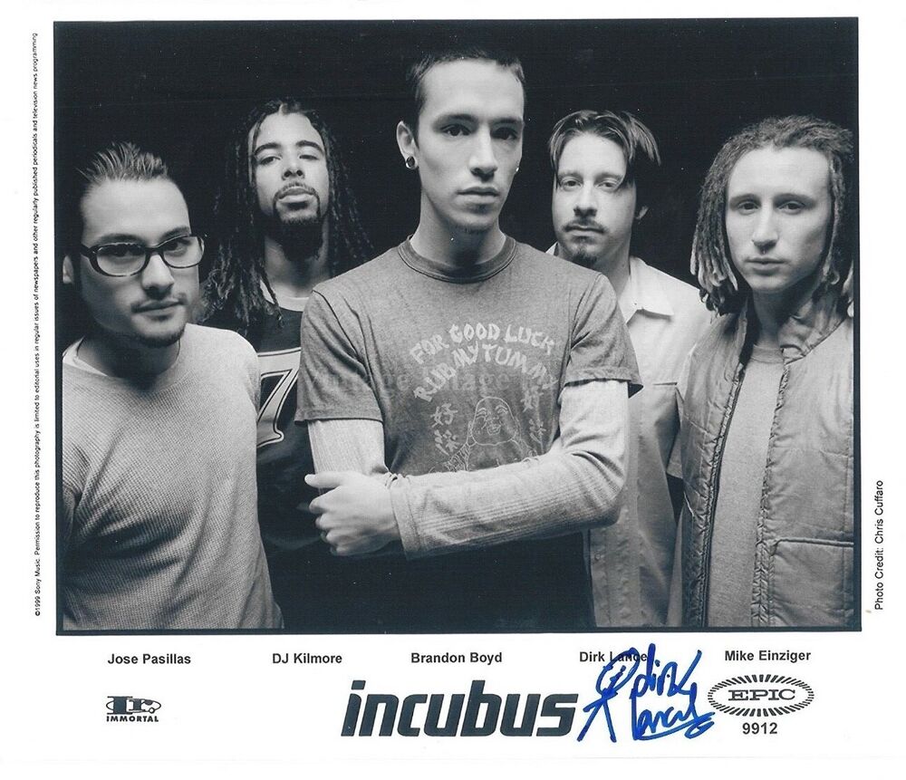 * DIRK LANCE * signed 8x10 Photo Poster painting * INCUBUS * ALEX KATUNICH * * 2