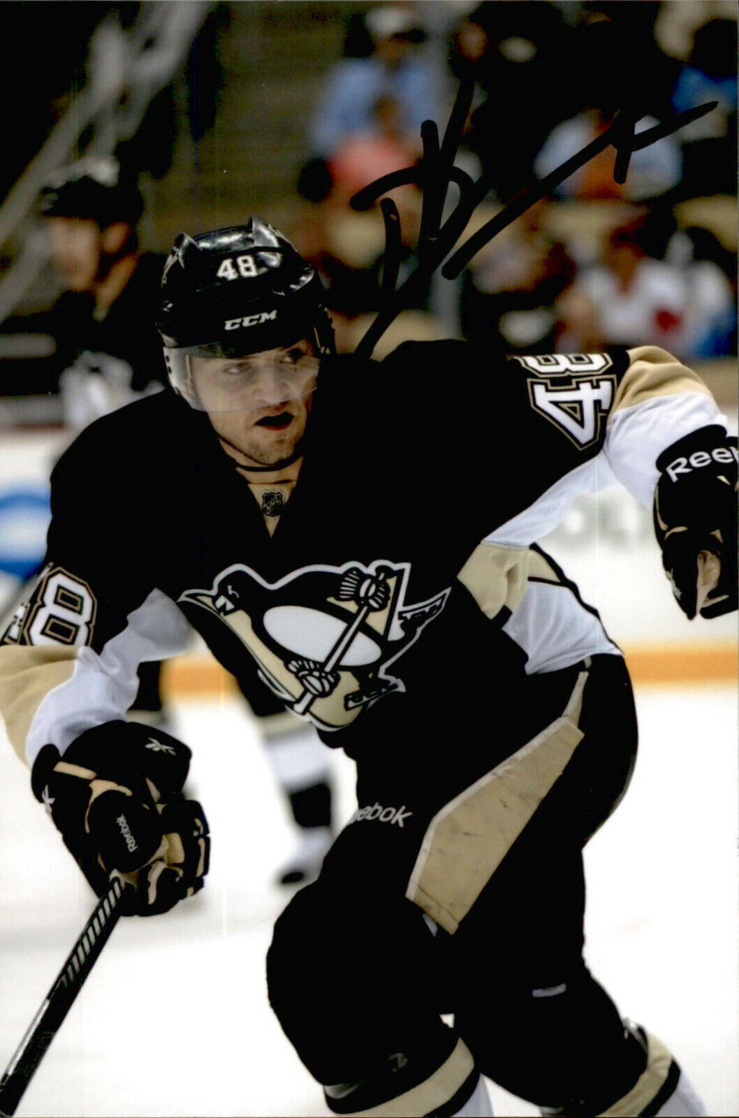 Dominik Uher SIGNED 4x6 Photo Poster painting WILKES BARRE SCRANTON PENGUINS WBS PITTSBURGH #2