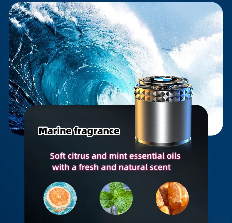 Car-mounted creative nanoscale deodorizing aromatherapy paste