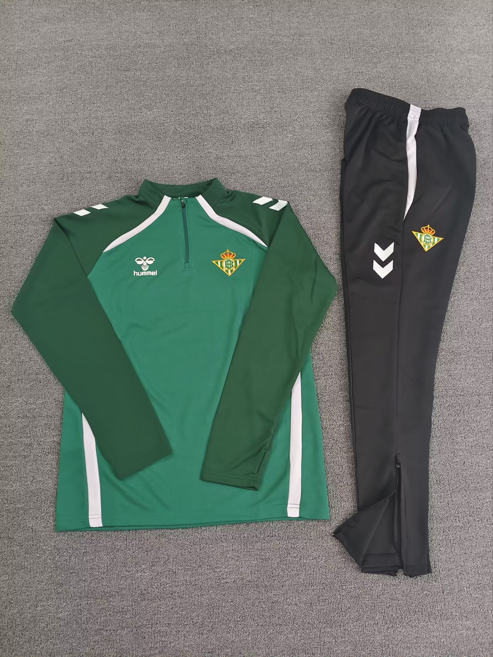 2025/2026 Real Betis Half-Pull Training Suit Green Jersey