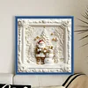 Santa Claus-11CT Stamped Cross Stitch 40*40cm/15.75*15.75in