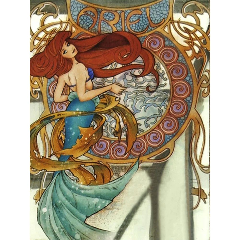 Mermaid - 11CT Stamped Cross Stitch(40*55cm)