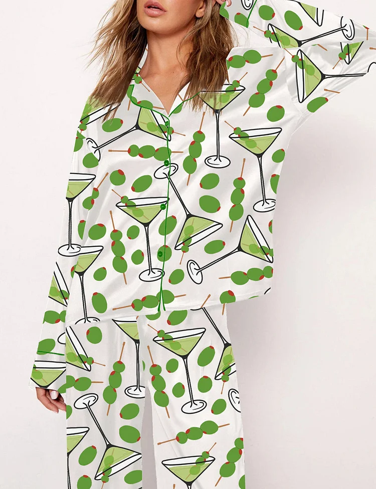 Women's Martini Pajama Set
