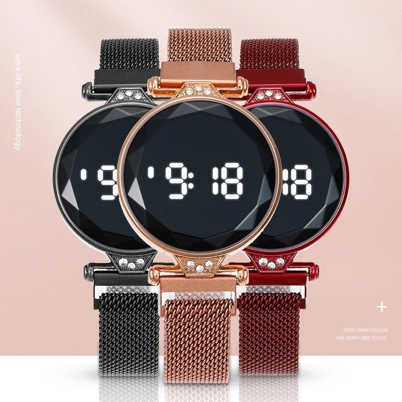 Elegant Business Basic Geometric Electronic Women's Watches