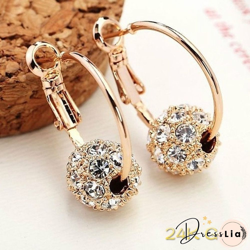 Fashion Womens Wedding Engagement Bridal Jewelry Birthday Gifts Sterling Silver 24K Gold