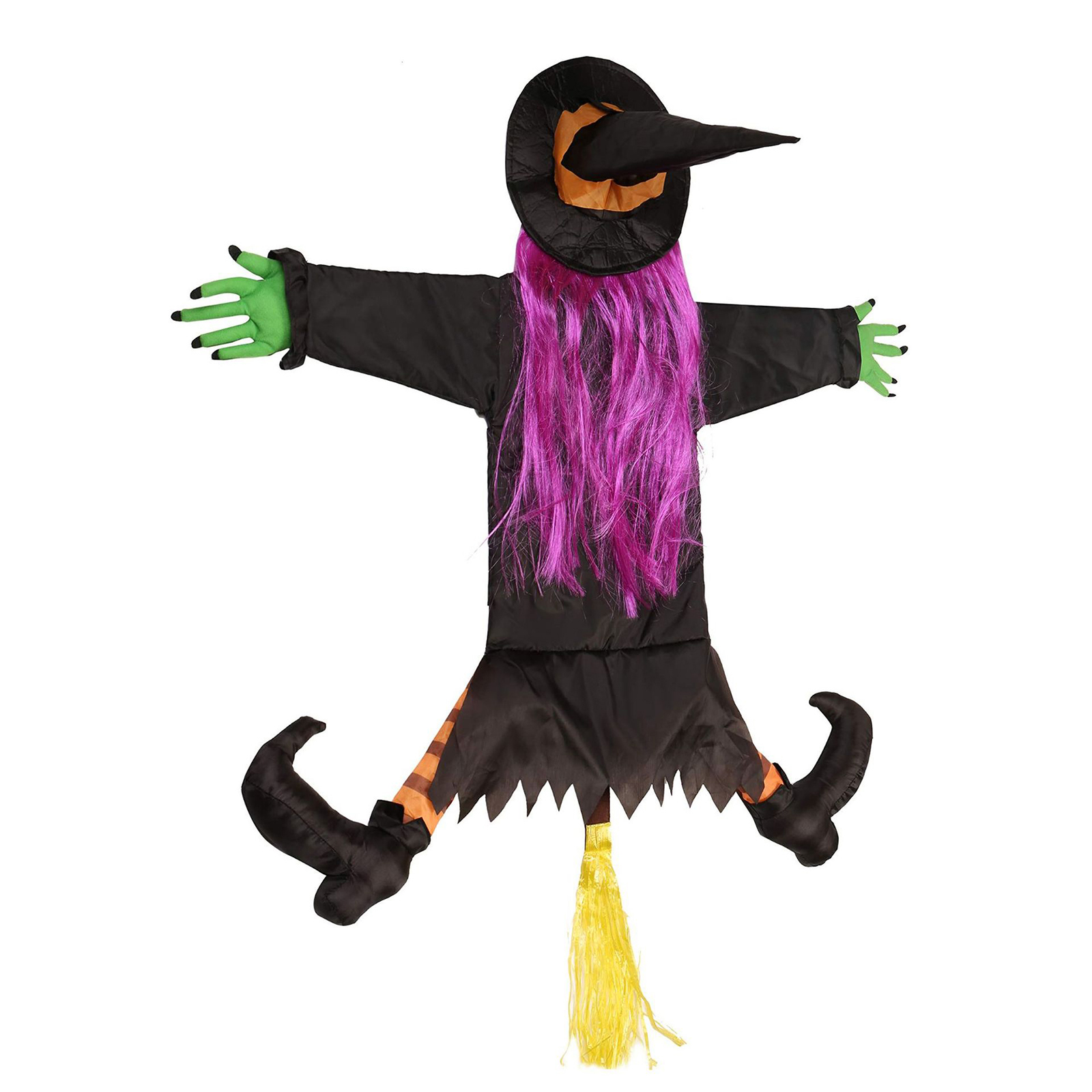 

Halloween Crashing Witch Outdoor Indoor Crashing Witch into Tree Decoration, 501 Original