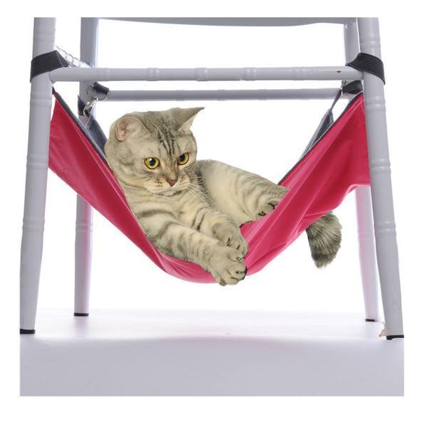Doublesided Cat Hammock Hanging Under Chair Cat Swing