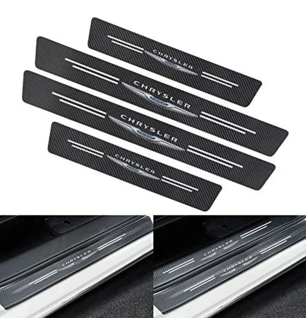 Kuromshop ( 9PCS )Carbon Car Door Sills Stickers