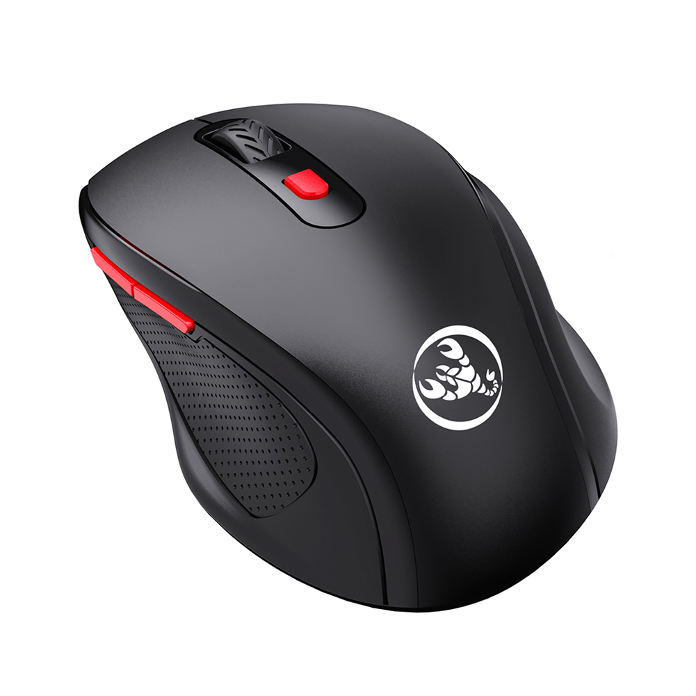 

HXSJ T67 2.4G Wireless Mouse 6 Keys 1600DPI Gaming Gamer Mice for Computer, 501 Original