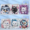 uk.everydayedeals 6Pcs DIY Diamond Painting Greeting Card - Owl Cat