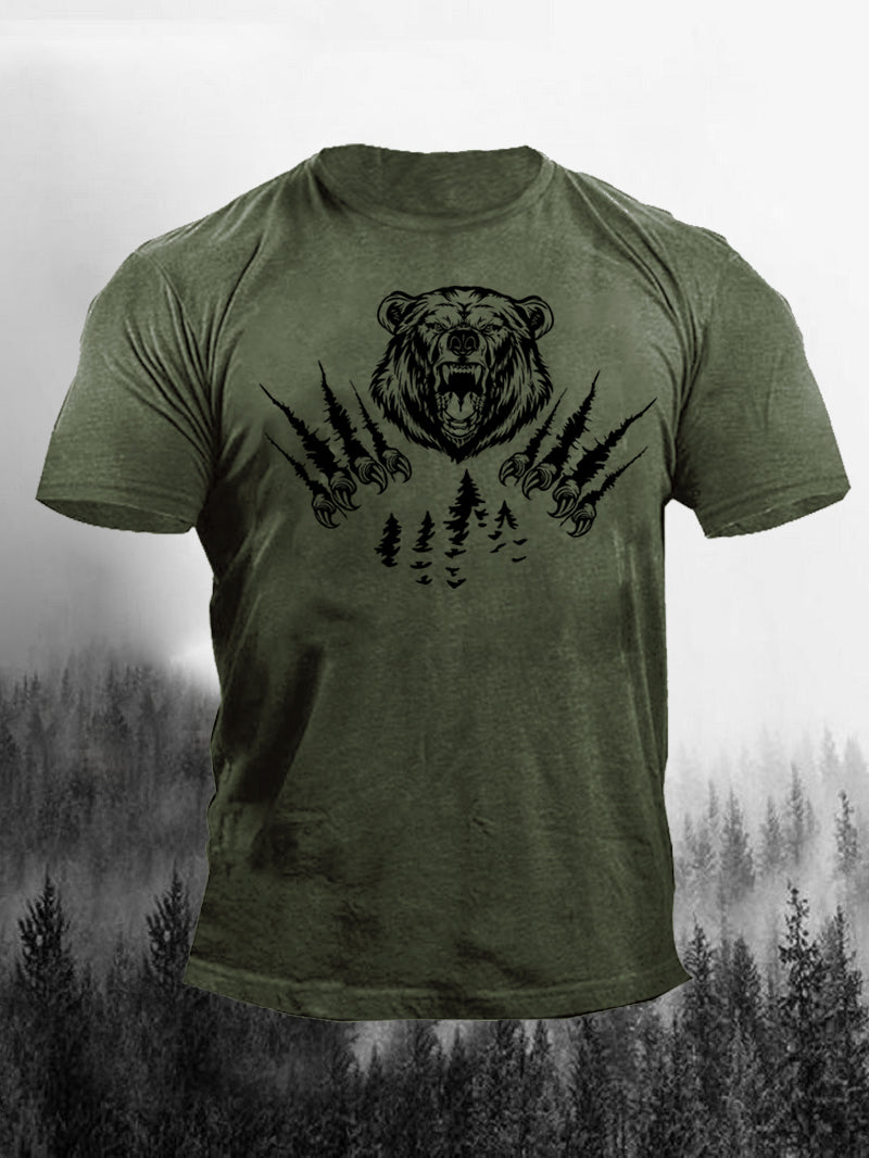 Ripped Bear Men's Short-Sleeved T-shirt
