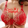 Triumph - 【L-5XL】Triumph &ndash; Suti&atilde; feminino sexy com fechamento frontal sem costura confort&aacute;vel de algod&atilde;o sem fio