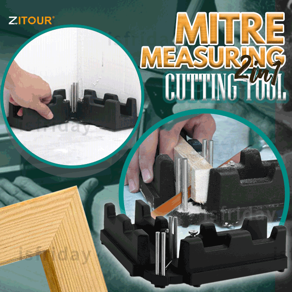Zitour® 2-in-1 Mitre Measuring Cutting Tool