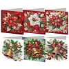 6Pcs Diamond Painting Xmas Atmosphere Greeting Cards Congratulations Cards & Gifts