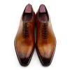 Customized men broque shoes genuine leather