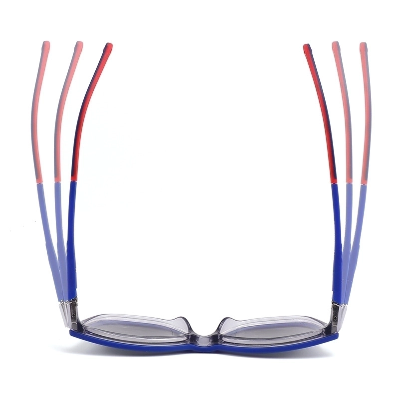 Children’s Simple Casual Oval Frame Contrast Color Magnetic Clip Polarized Anti-ultraviolet Dual-use Glasses